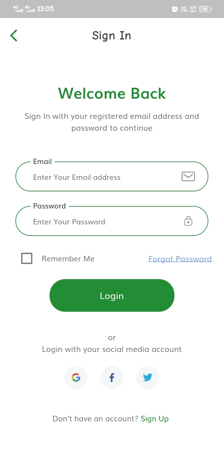Flutter Farm Adverts App